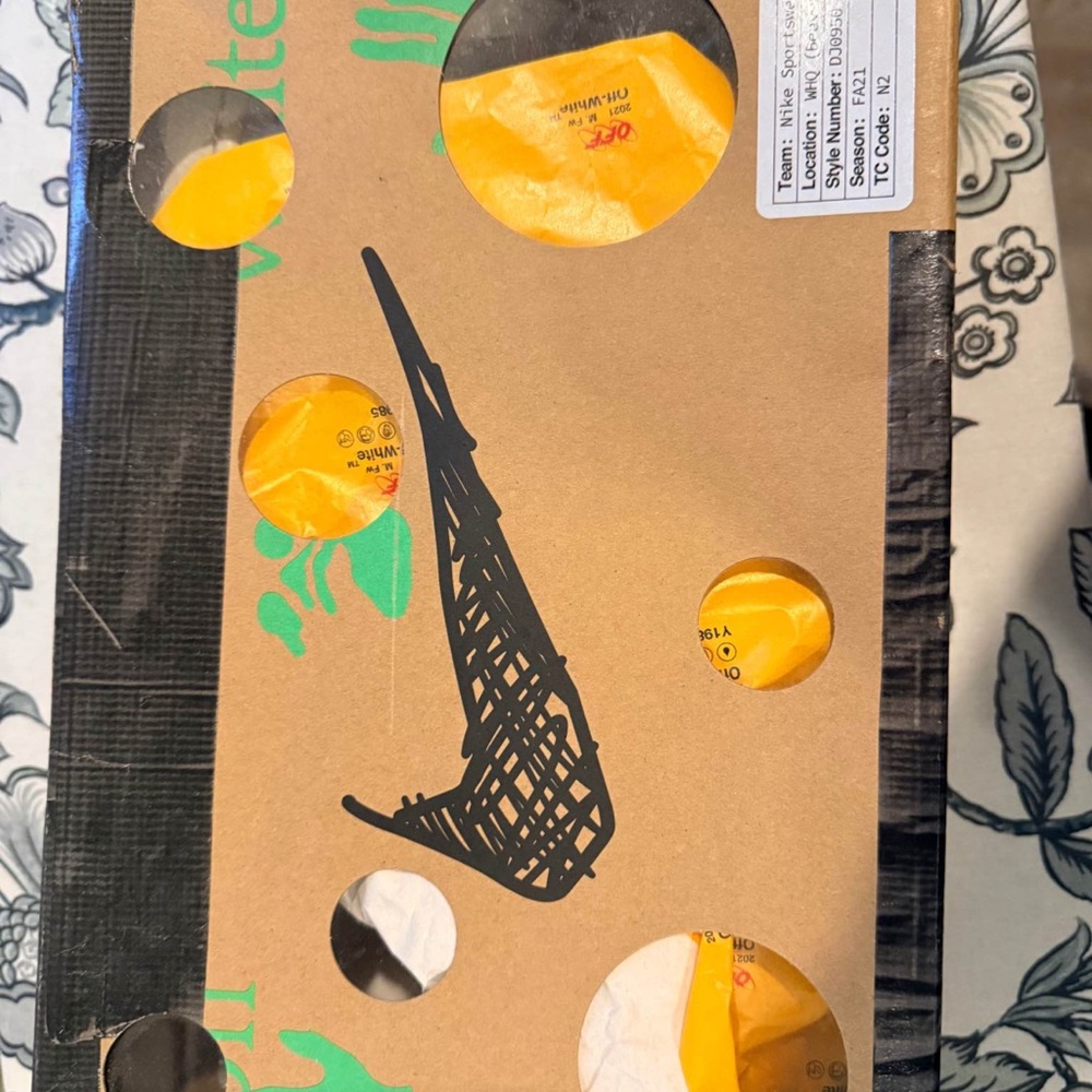 Nike Brown and Black Shoe Box